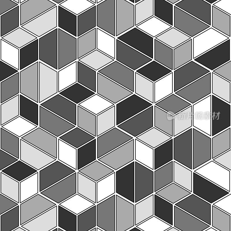 多边形/立方体图案